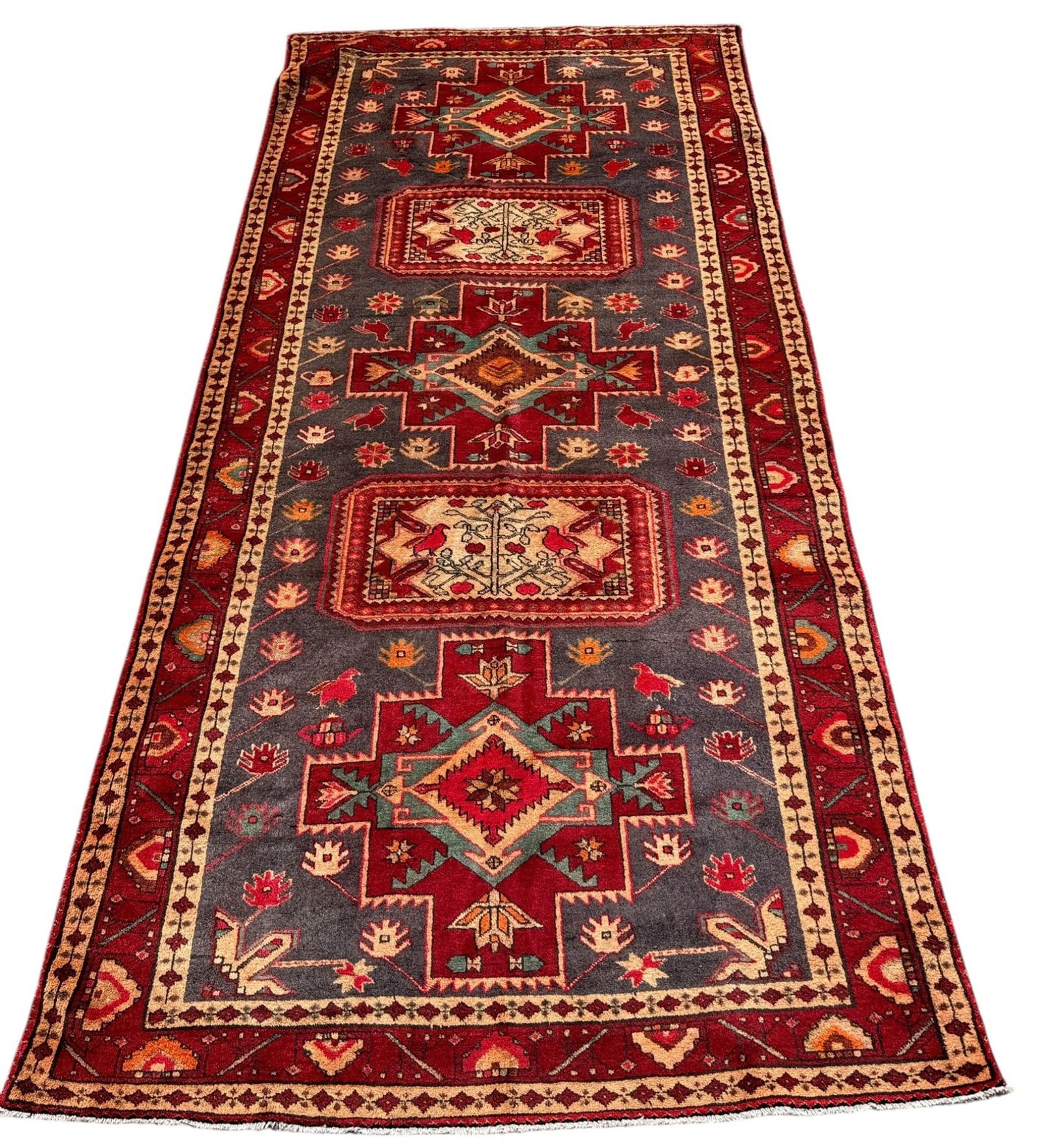 HAND KNOTTED PERSIAN RUNNER (1 of 5)