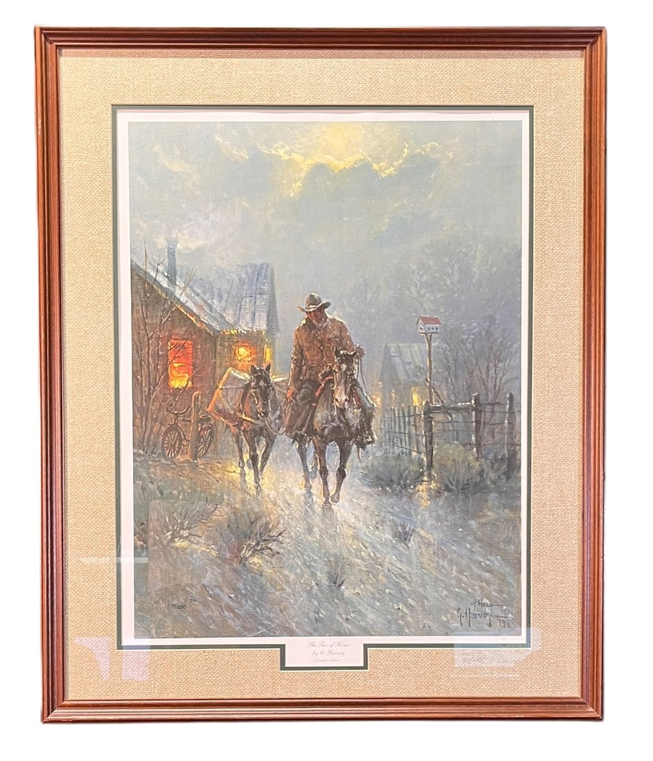 "THE TIES OF HOME" BY G HARVEY: "THE TIES OF HOME" BY G HARVEY Height: 32 in. by Width: 26 in.
