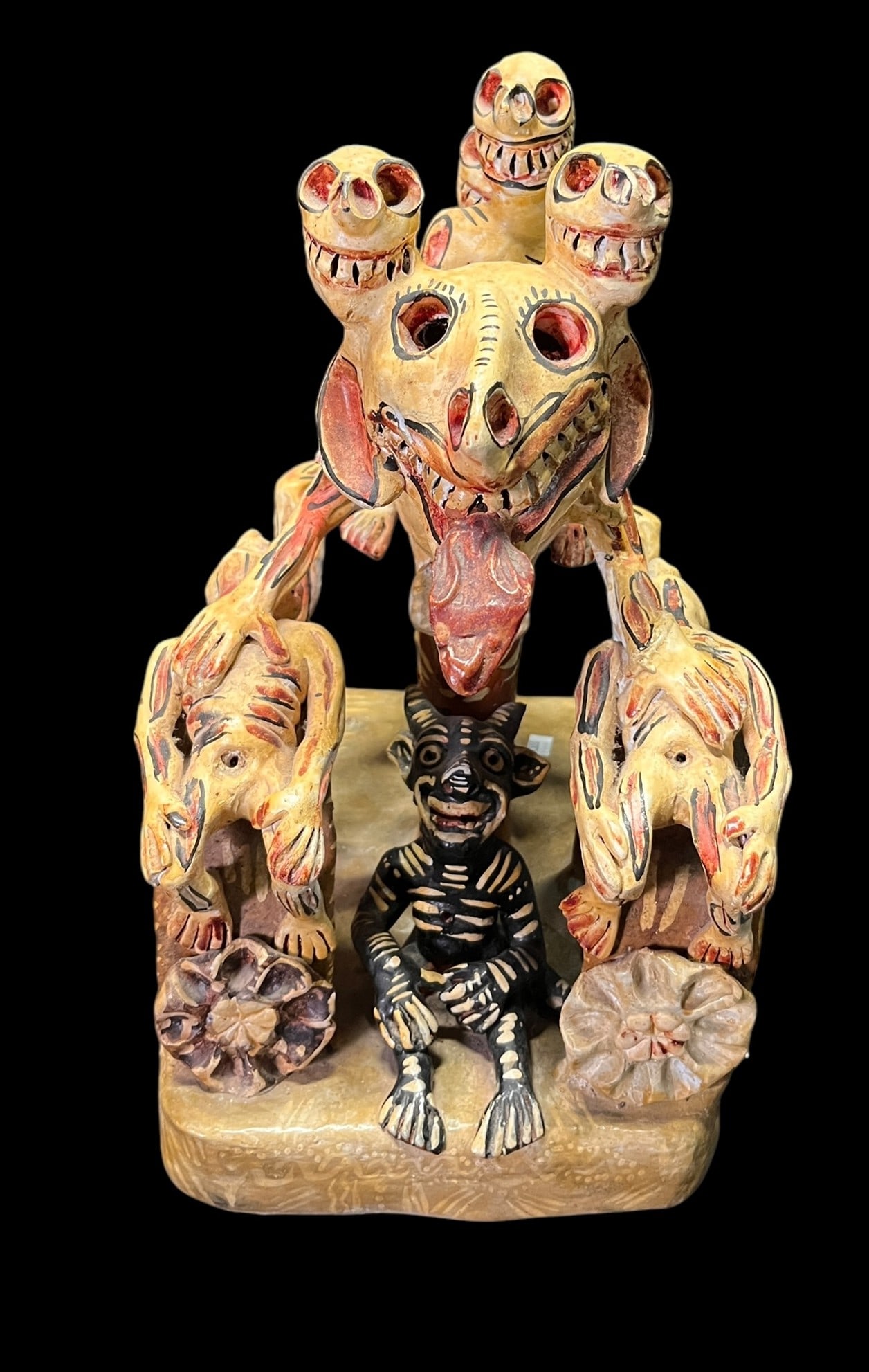 MEXICAN FOLK ART CELEBRATING DAY OF THE DEAD: MEXICAN FOLK ART CELEBRATING DAY OF THE DEAD Height: 17 in. by Width: 15 in. by Depth: 10 in.