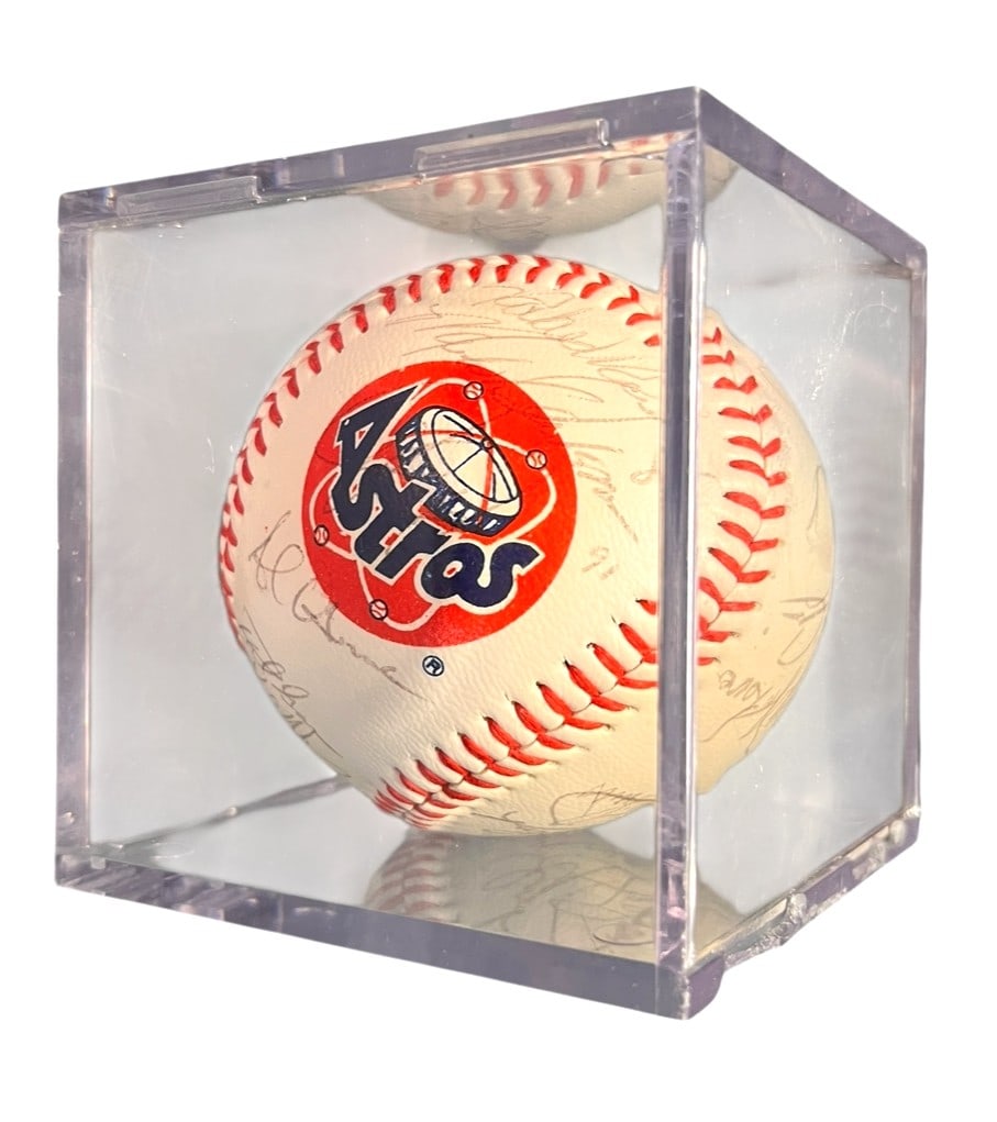 ASTROS SIGNED BASEBALL 91', KEN CAMINITI, BAGWELL: ASTROS SIGNED BASEBALL 91', KEN CAMINITI, JEFF BAGWELL