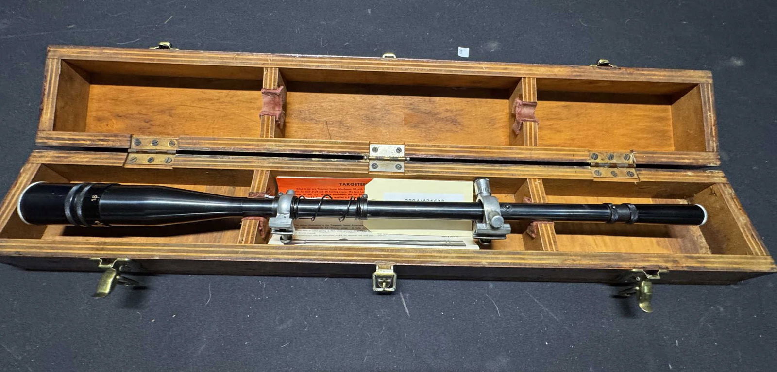 R.A.LITSCHERT SPOT SHOT RIFLE SCOPE 20 POWER: R.A.LITSCHERT SPOT SHOT RIFLE SCOPE 20 POWER