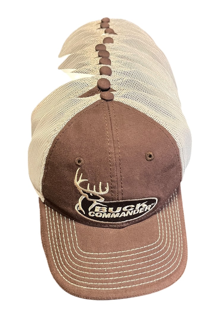 TWELVE NEW BUCK COMMANDER CAPS: TWELVE NEW BUCK COMMANDER CAPS.