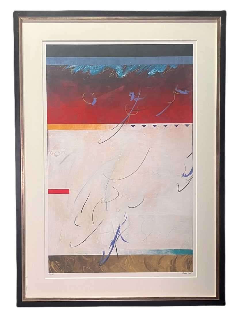 ABRSTRACT PAINTING BY MICHAEL SCOTT: ABRSTRACT PAINTING BY MICHAEL SCOTT Height: 49 in. by Width: 35 in.