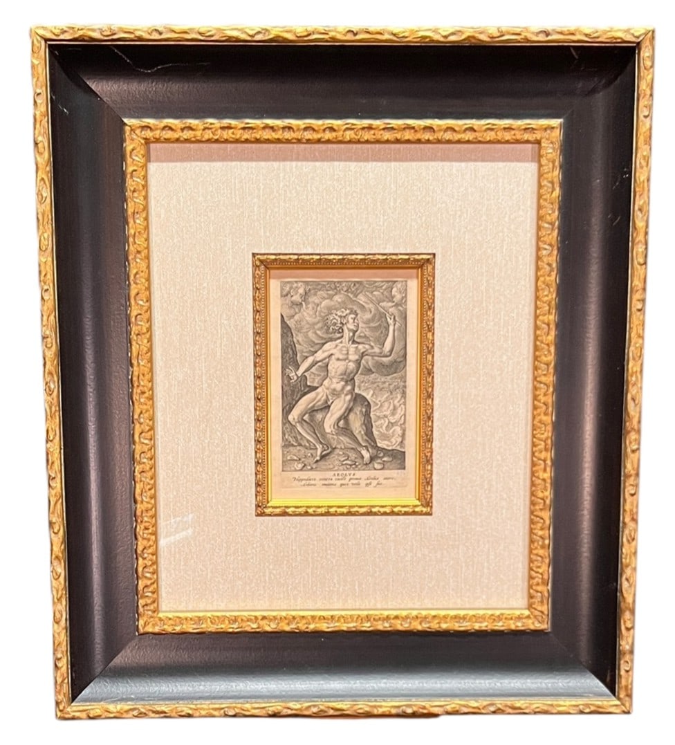 "AEOLUS" ENGRAVING BY PHILIP GALLE (1 of 3)