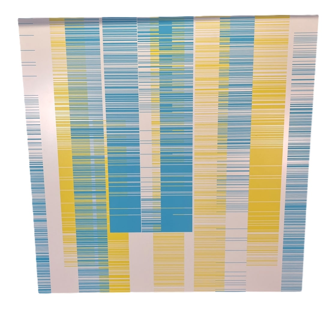 "STRIA SERIES" DYE SUBLIMATION ON ALUMINUM: "STRIA SERIES" OXFORD ART COLLECTION- DYE SUBLIMATION ON ALUMINUM Height: 30 in. by Width: 30 in. by Depth: 1 IN.