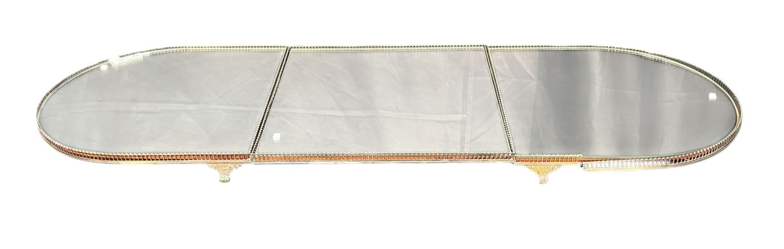 BAKER KNAPP & TUBBS MIRRORED PLATEAU: BAKER KNAPP & TUBBS MIRRORED PLATEAU. Height: 2 in. by Width: 56 in. by Depth: 18.5 in.