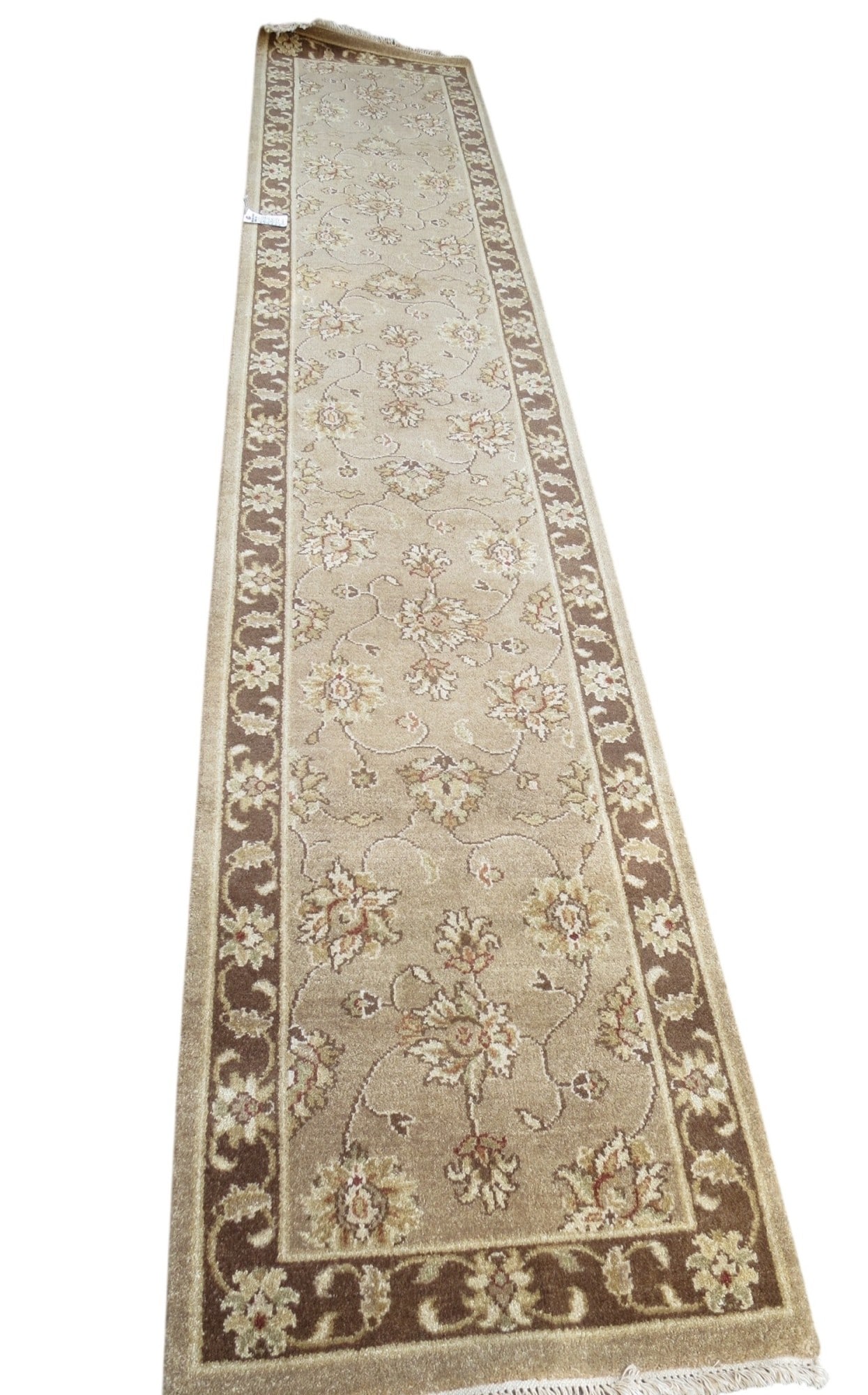 HAND WOVEN INDIAN WOOL PILE RUNNER (1 of 4)