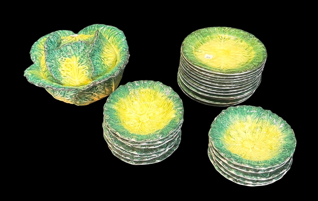 CERAMIC LEAF POTTERY MADE IN ITALY (1 of 8)