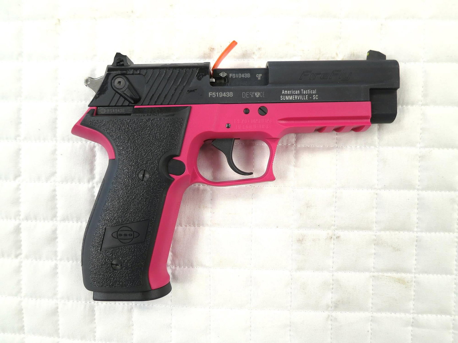 GSG Firefly 22LR 4" TBL 10RD: GSG Firefly 22LR 4" TBL 10RD. SERIAL #F519438 (L438)