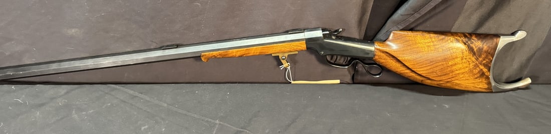 W.S. VAN HORN CINCINNATI OHIO 22 L RIFLE: W.S. VAN HORN CINCINATTI OHIO 22 L RIFLE LEVER ACTION WITH TWO TRIGGERS. ACTJ 14 MAPLIN NEU HAVEN CC1N 5. BALLARD'S PATENT NOV 5 1861. SERIAL NUMBER 3698