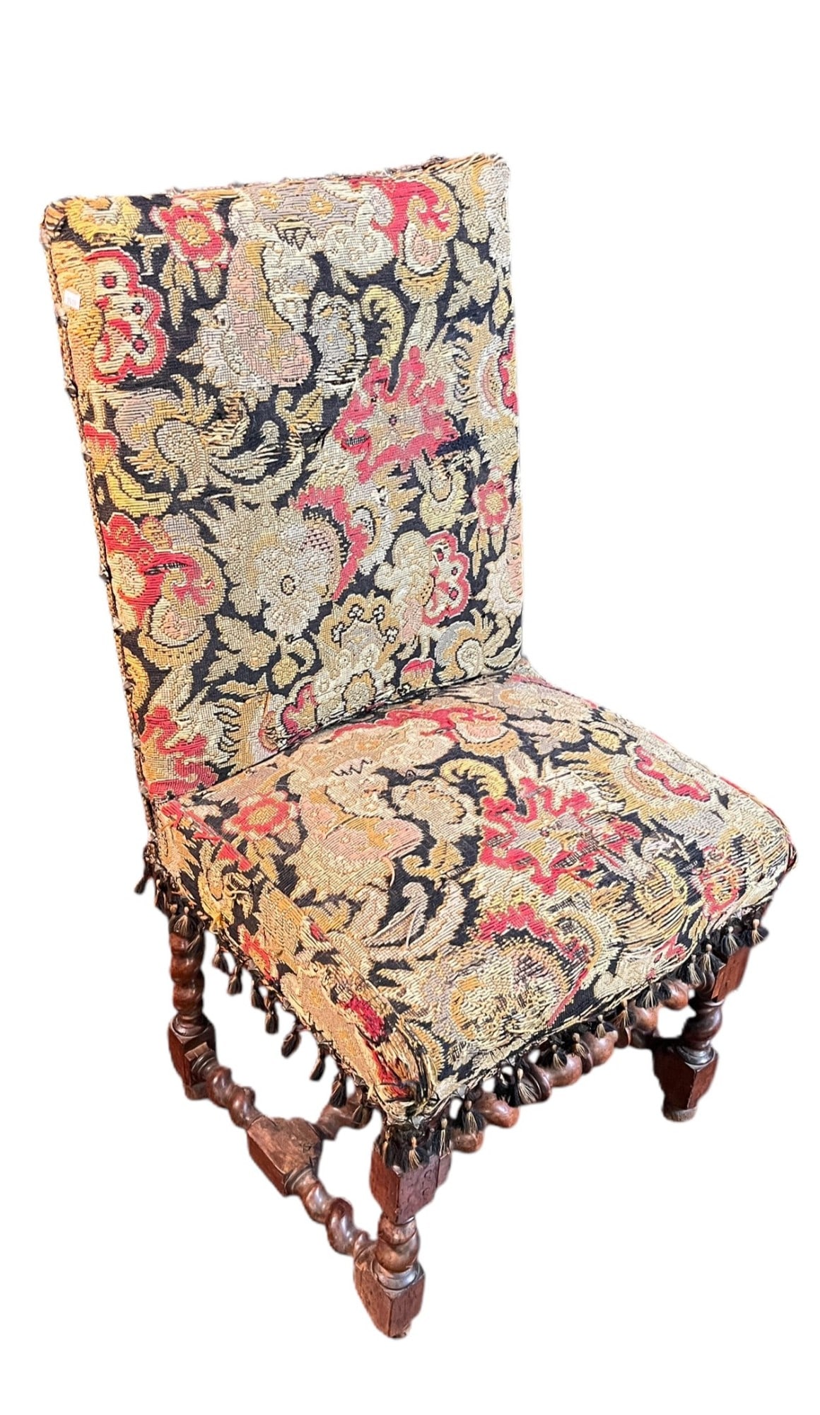 EARLY 18th CENTURY SIDE CHAIR: EARLY 18th CENTURY SIDE CHAIR. Height: 40 in. by Width: 24 in. by Depth: 20.5 in.