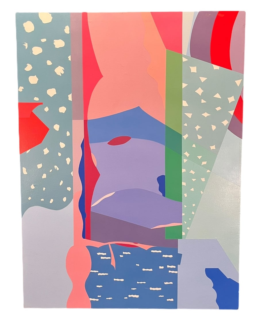 CHARLOTTE KLEBANOFF ORIGINAL ABSTRACT OIL PAINTING (1 of 5)