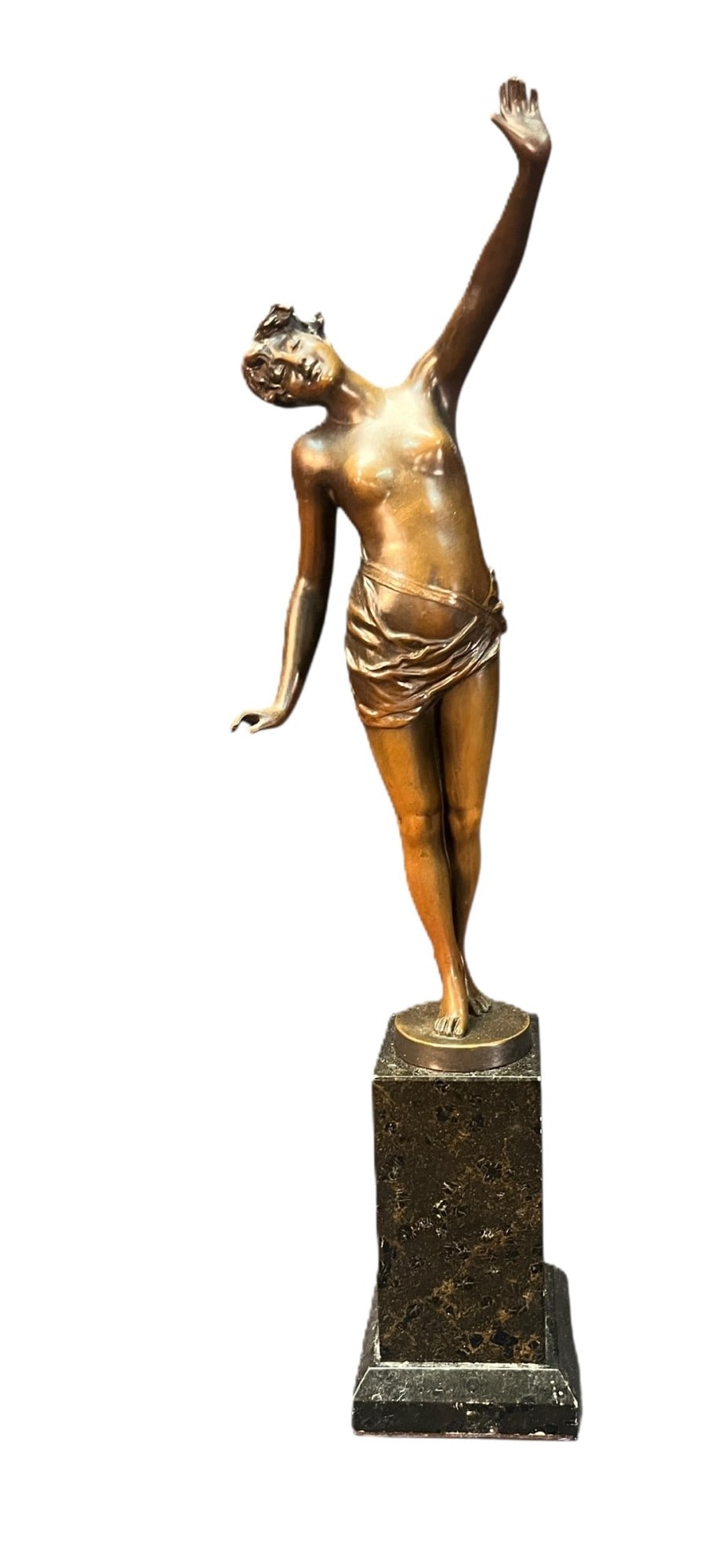 BRONZE DANCER SCULPTURE (1 of 8)