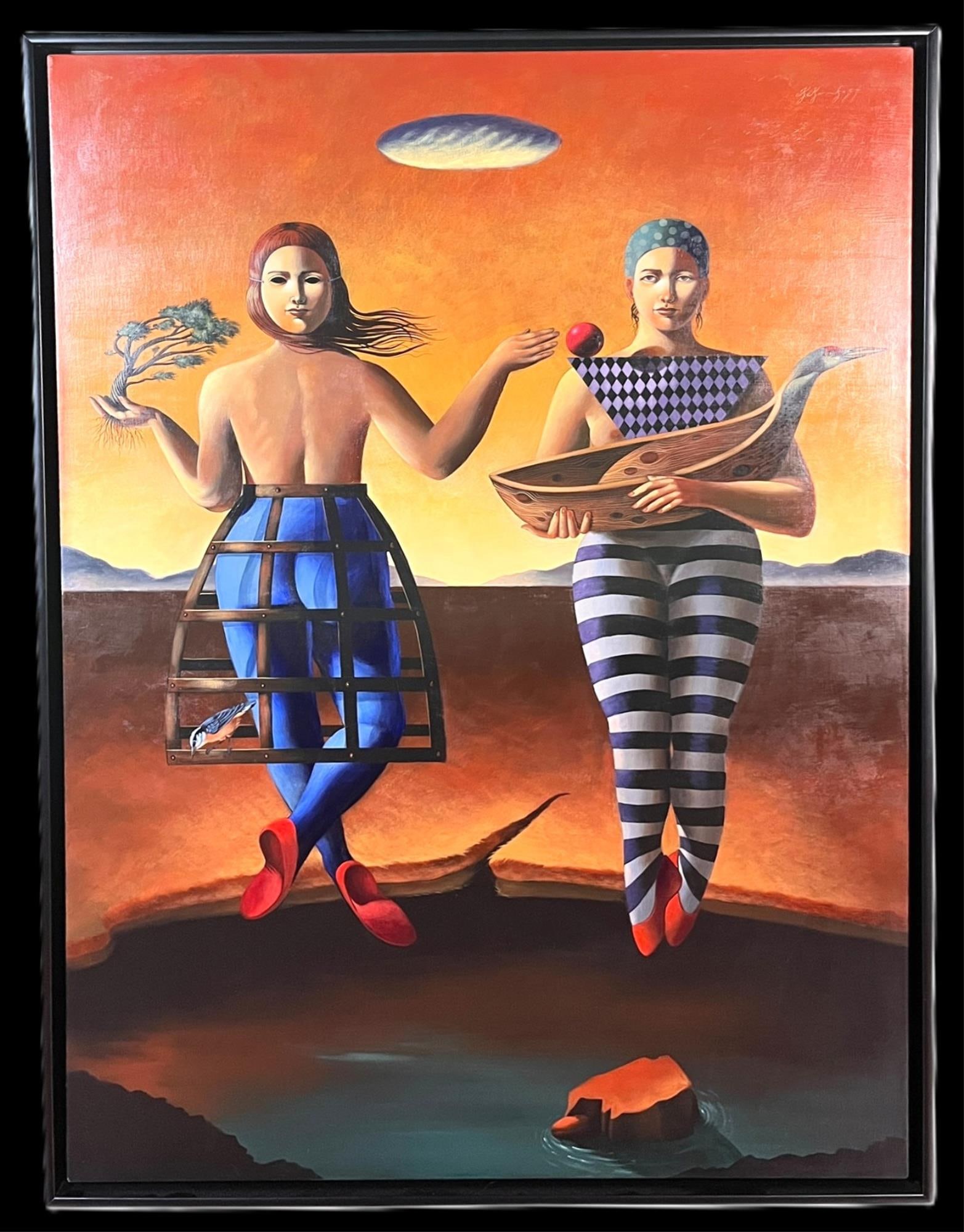 KATHLEEN KINKOPF "FANDANGO" OIL ON CANVAS (1 of 4)