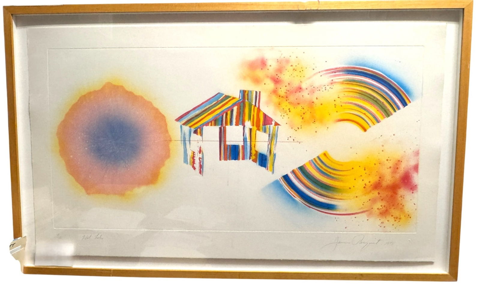 JAMES ROSENQUIST "HOT LAKE" AQUATINT, 1976 (1 of 5)