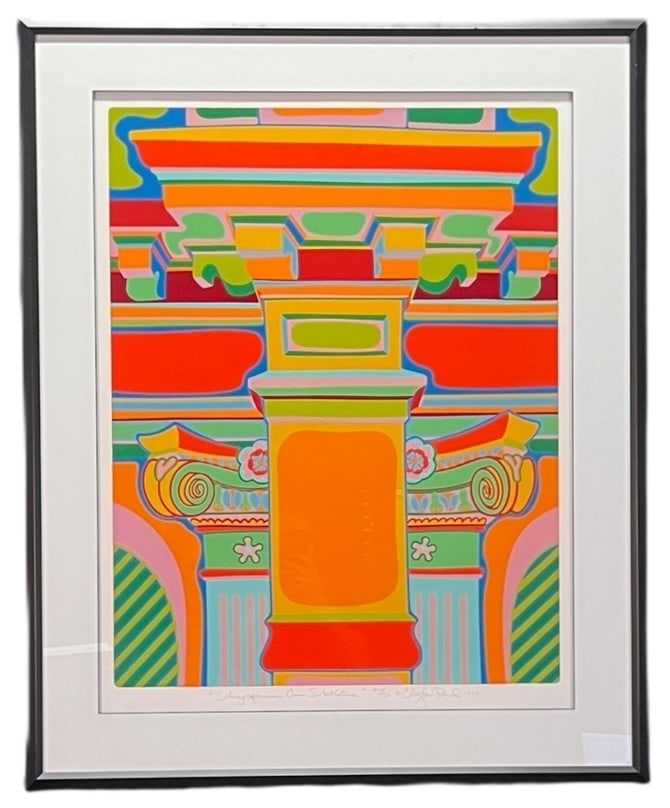 "SCHIZOSQUARIRONIC" SERIGRAPH BY HERBERT BAYER (1 of 3)