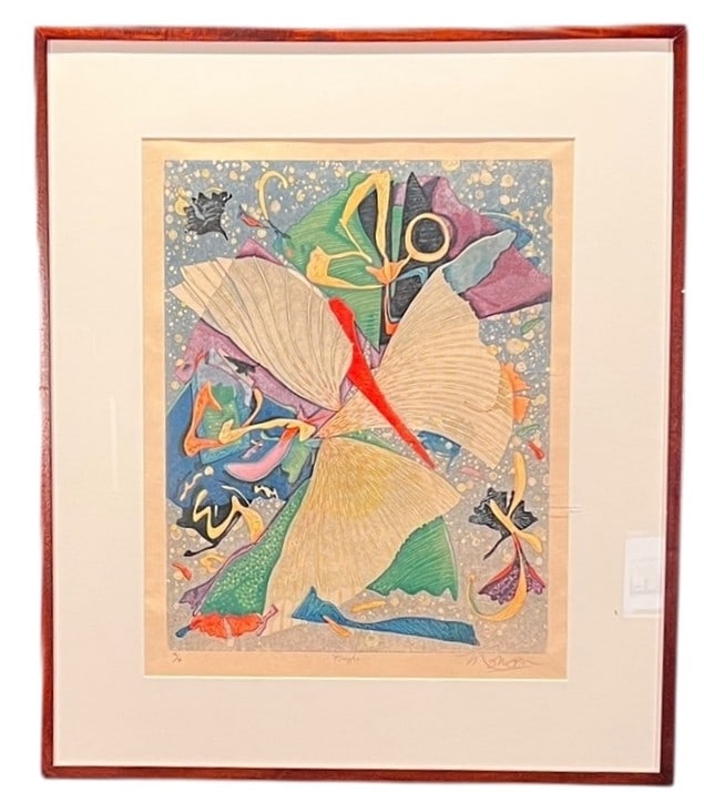 "GINGKO" WOODBLOCK PRINT BY JAMES MONSON (1 of 4)