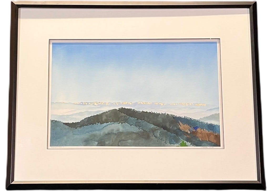 "FAR PAVILLIONS" WATERCOLOR BY MARC CASTELLI (1 of 2)