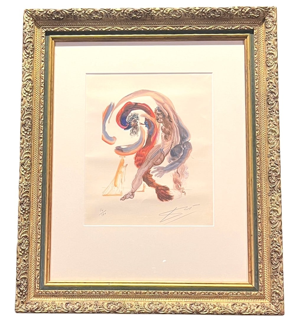 FOURTH TERRACE 16/100 LITHOGRAPH BY SALVADOR DALI (1 of 3)