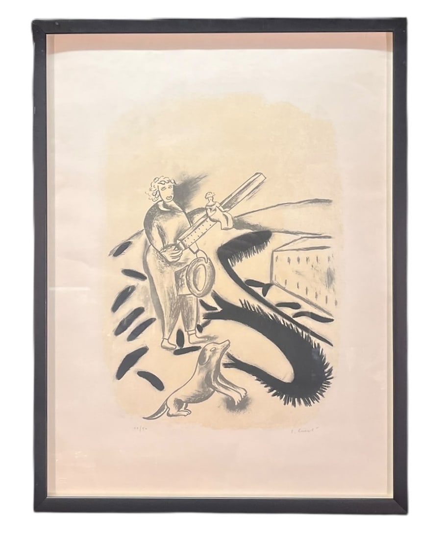 E CUCCHI LITHOGRAPH SIGNED 11/50 (1 of 3)