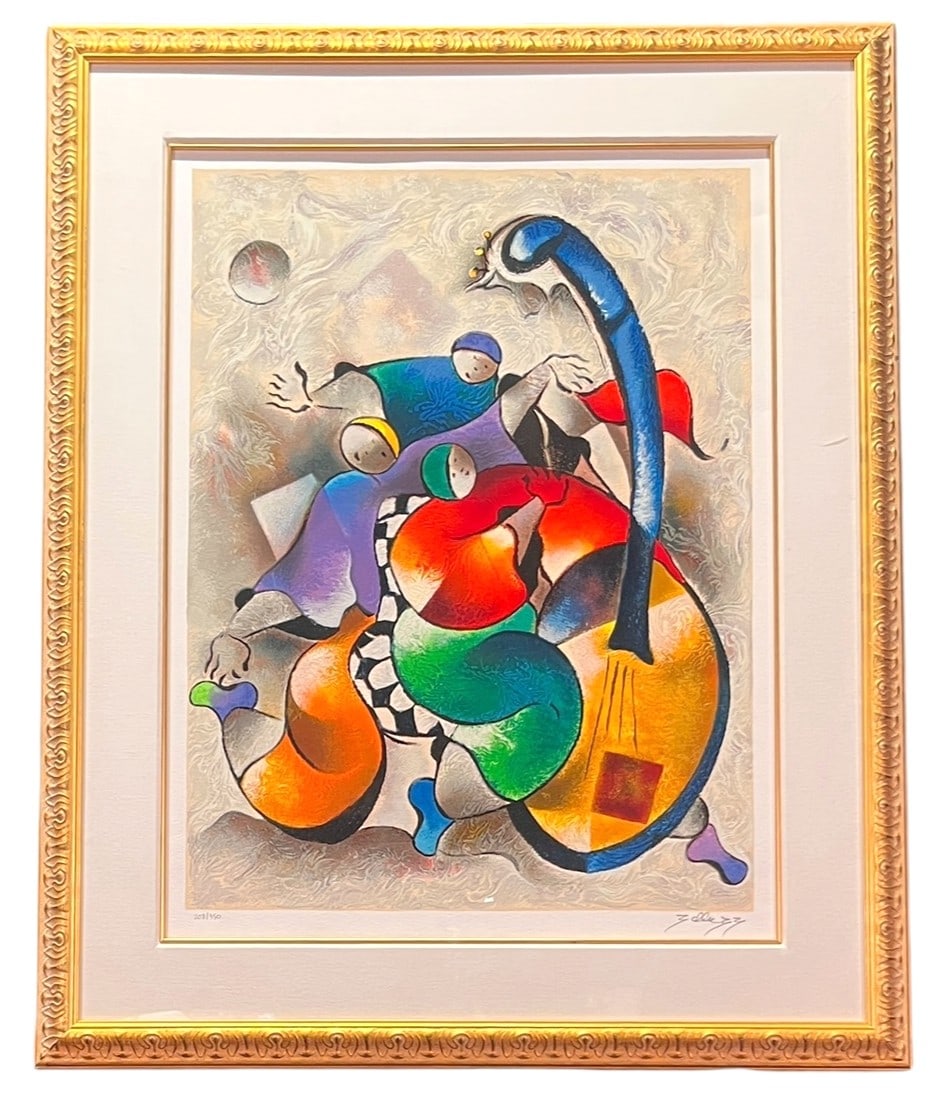 "OUR SONG" SERIGRAPH 208/350 BY DAVID SCHLUSS (1 of 4)