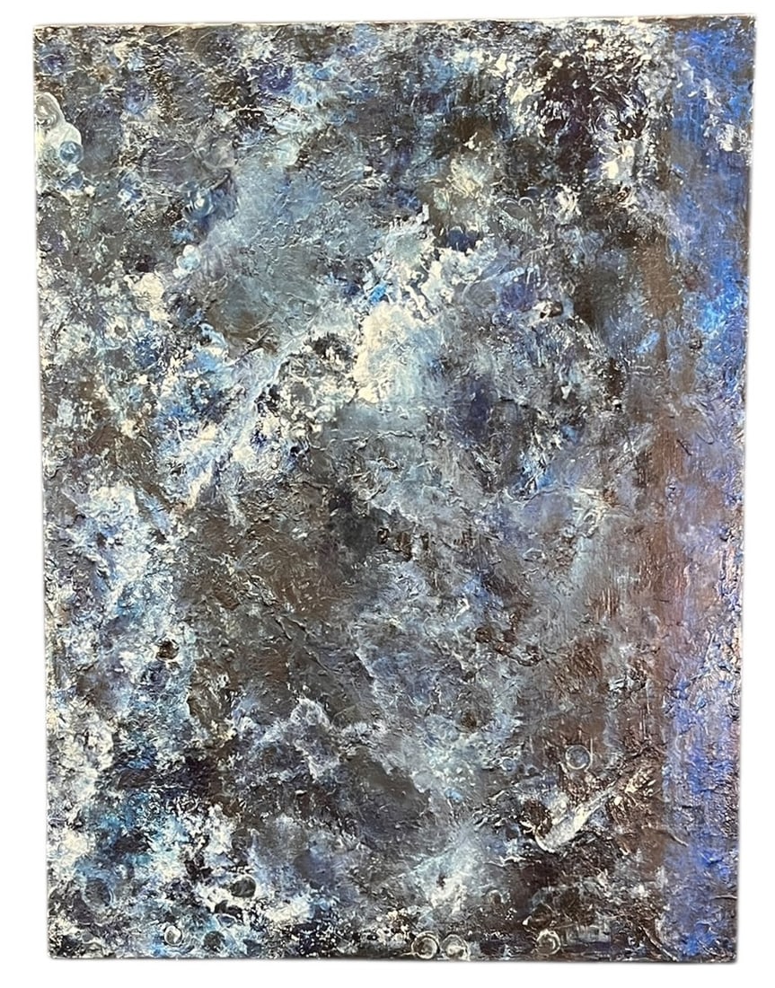 BLUE/WHITE/GRAY ABSTRACT BY K SANCHEZ (1 of 5)