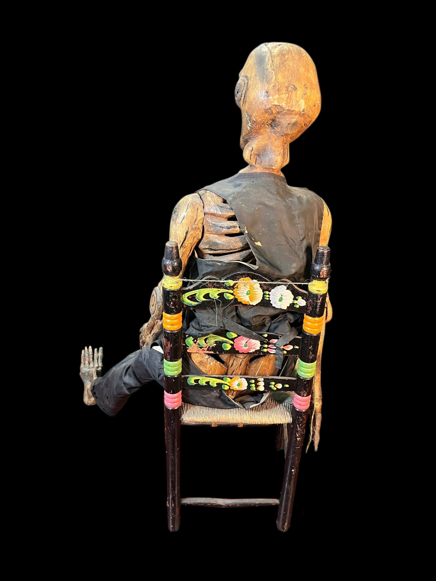 SEATED SKELETON ART - 4