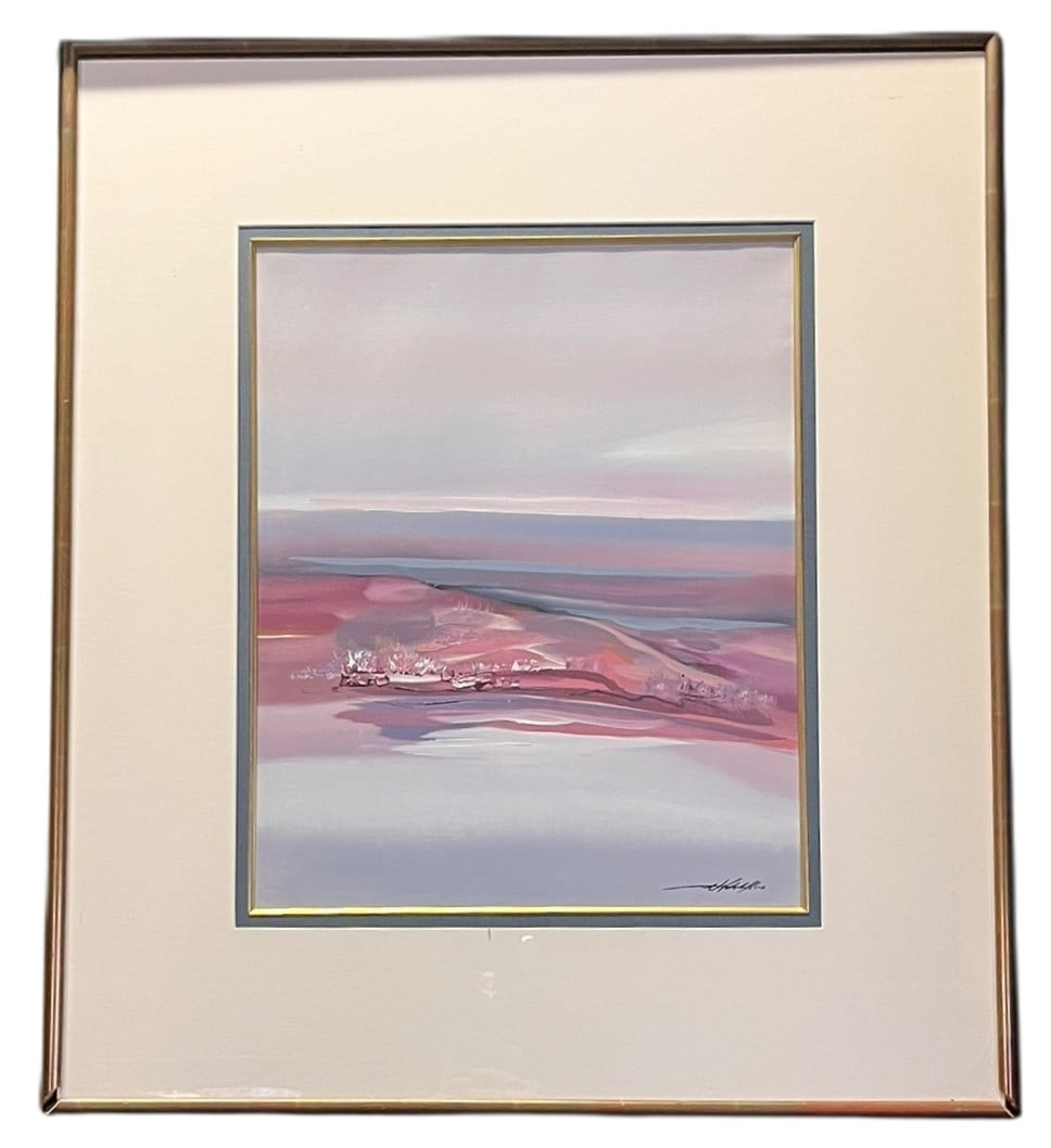 ABSTRACT LANDSCAPE SIGNED BY ARTIST (1 of 4)