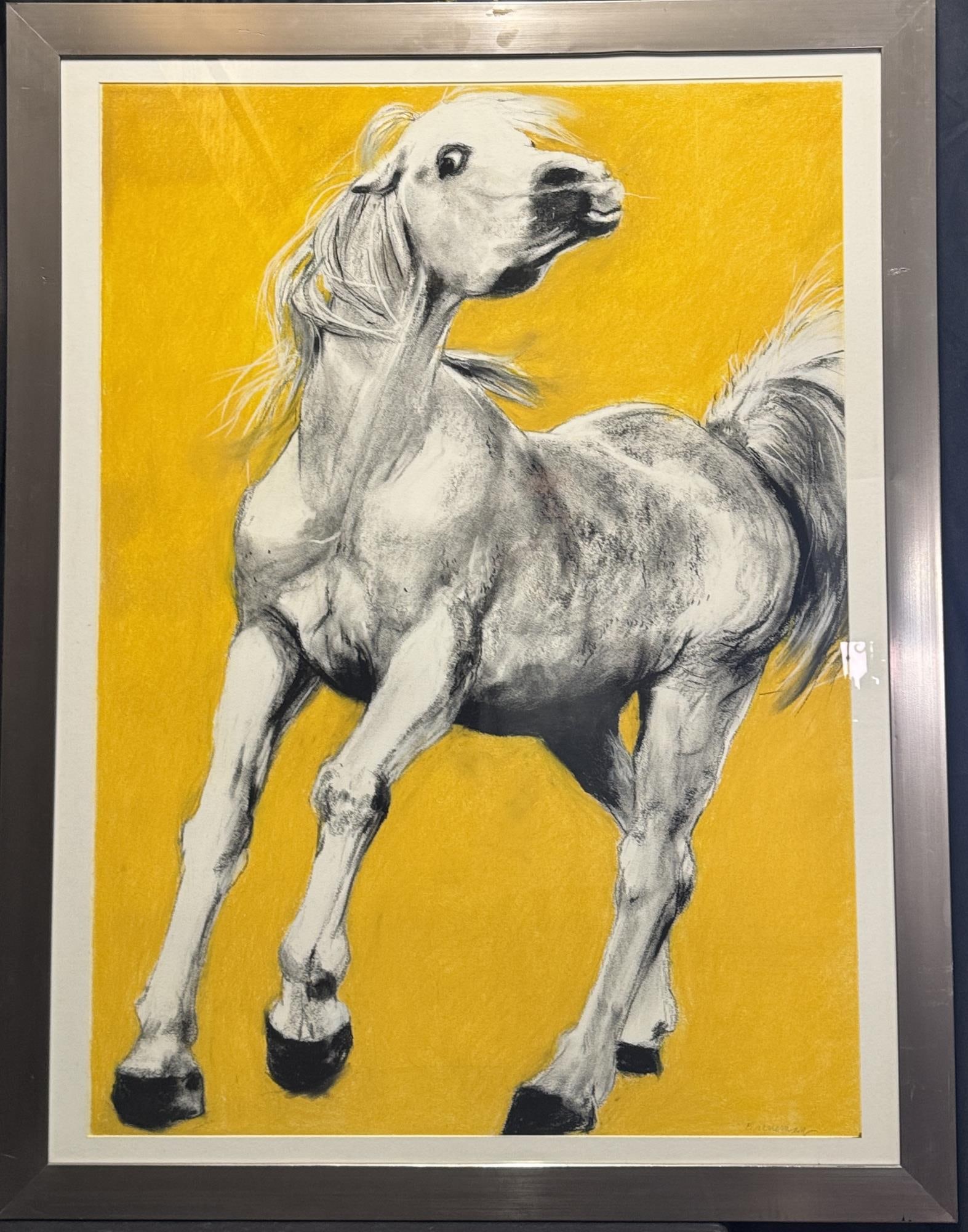 MARY BRENNEMAN "MUSTANG" PAINTING 2004 SIGNED (1 of 5)