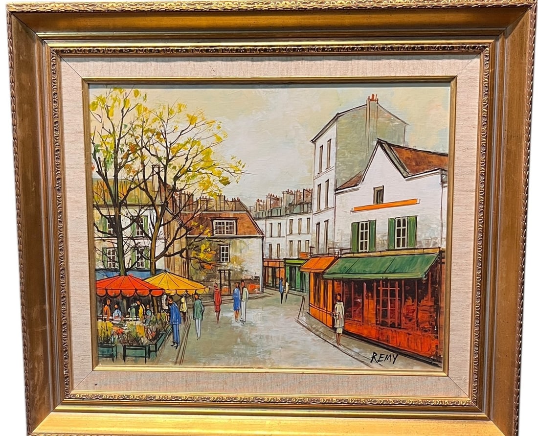 "TOWN PAINTING" SIGNED BY KEVIN (1 of 5)