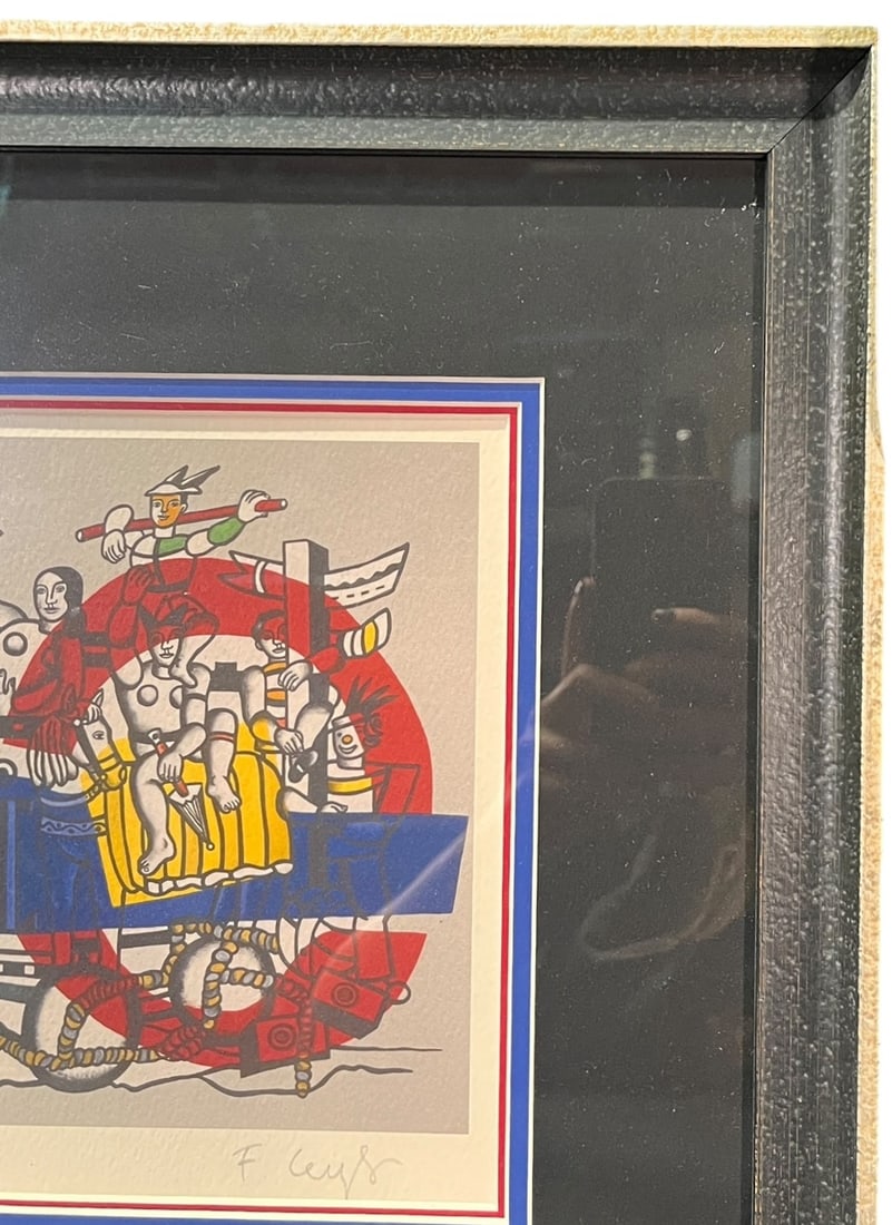 FERNAND LEGER SIGNED PRINT 1971 - 3