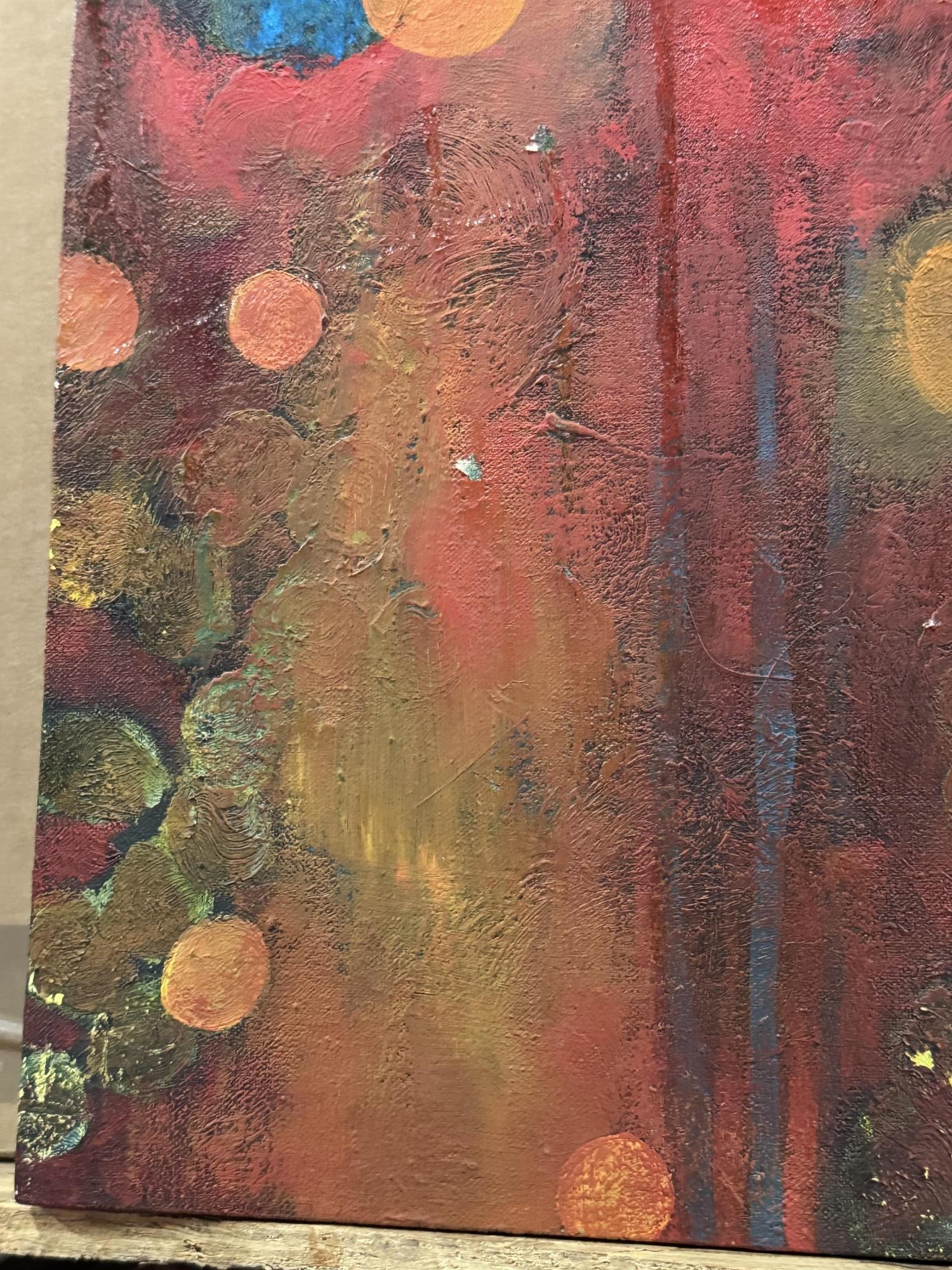 MARGARET EVANGELINE ABSTRACT OIL ON CANVAS (1 of 4)