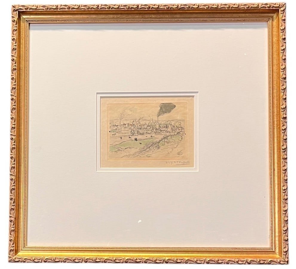 "LES FORTOFICATIONS" ETCHING BY JF RAFFAELLI (1 of 4)