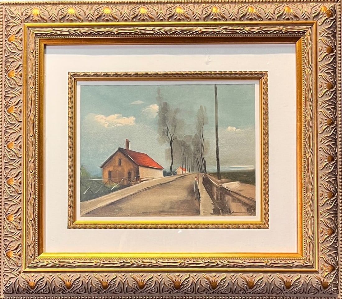 "LA ROUTE DE BREZOLLES" LITHOGRAPH BY MAURICE (1 of 6)