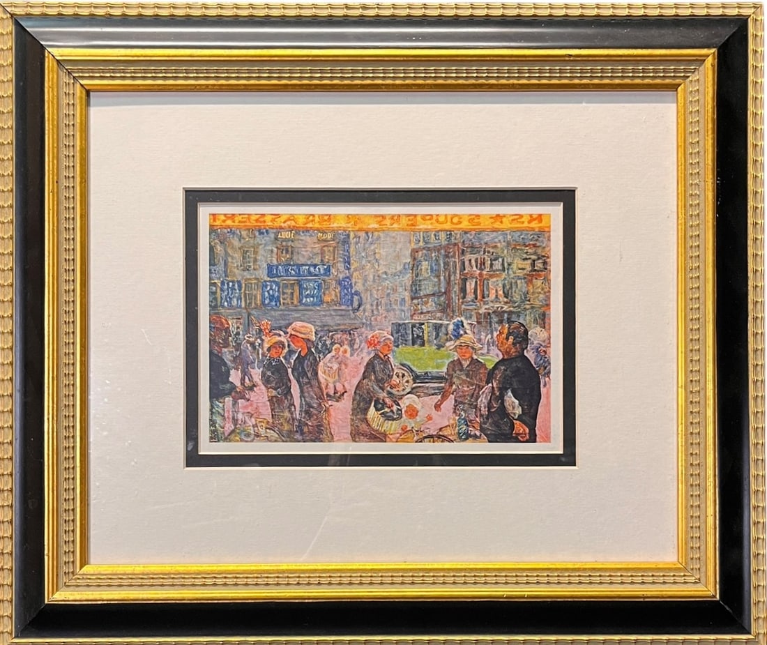 "PLACE CLICHY, JOUR" LITHOGRAPH BY PIERRE BONNARD (1 of 5)