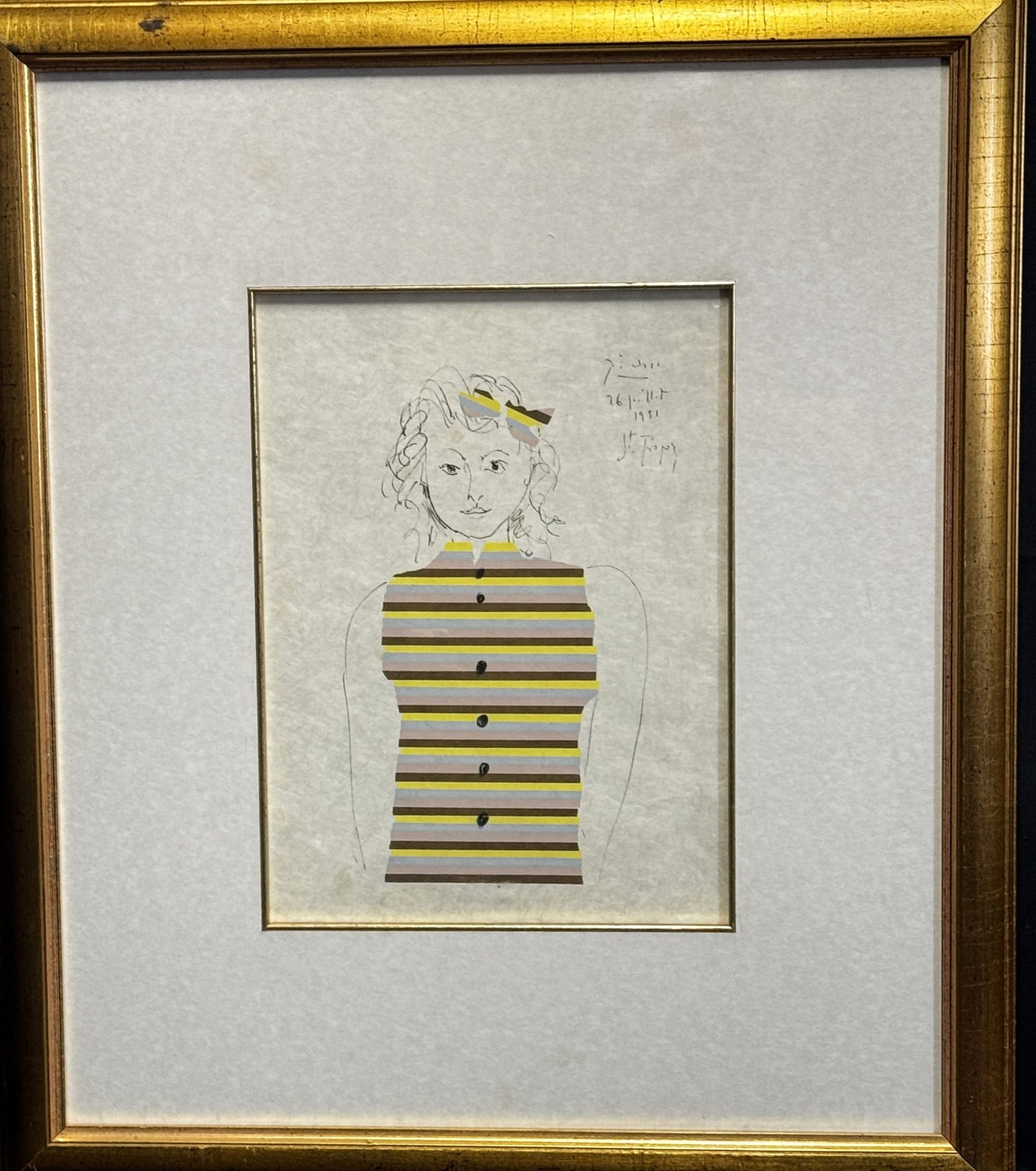 GENEVI?VEINASTRIPEDJACKET, BY PICASSO (1 of 5)