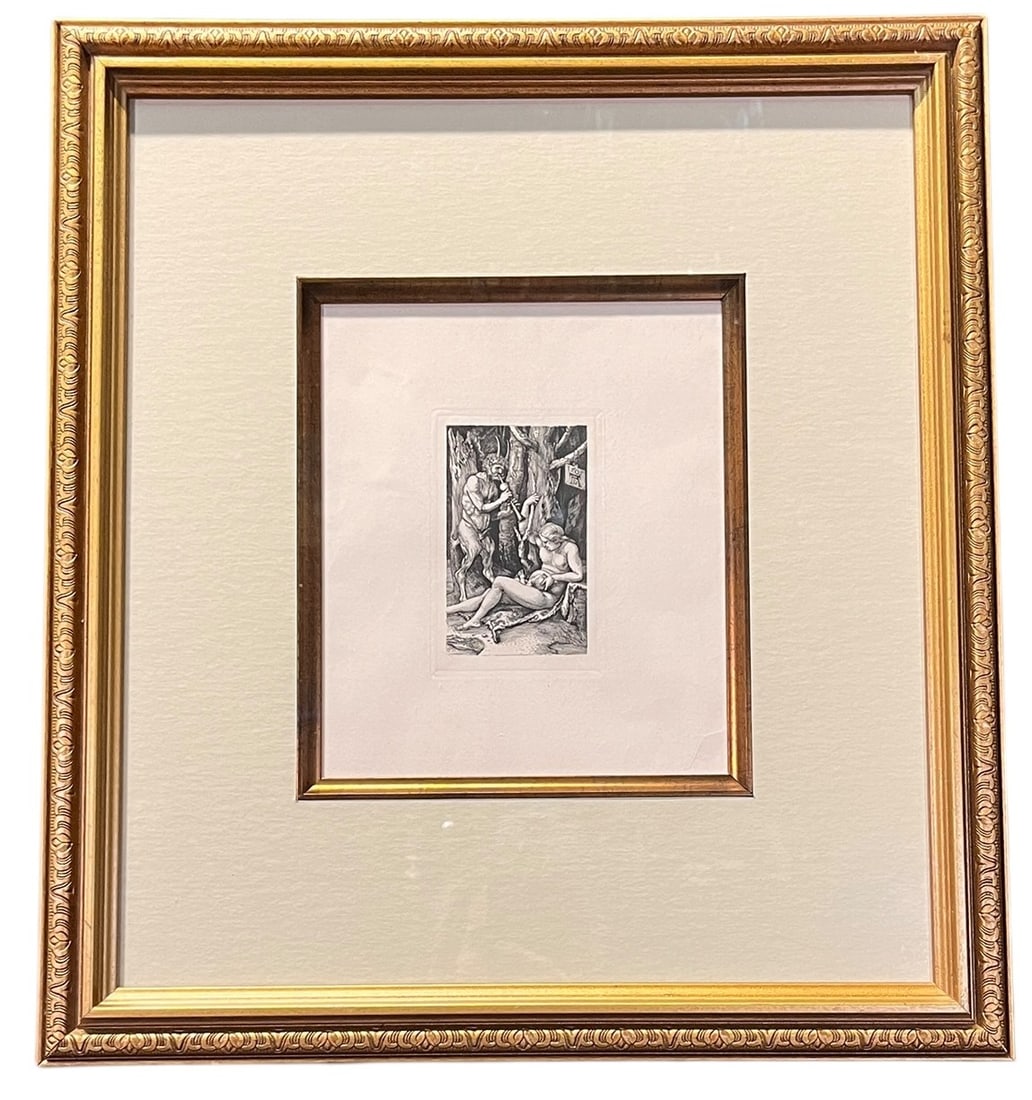 "THE SATYR FAMILY" ENGAVING BY ABERCHT DURER (1 of 4)