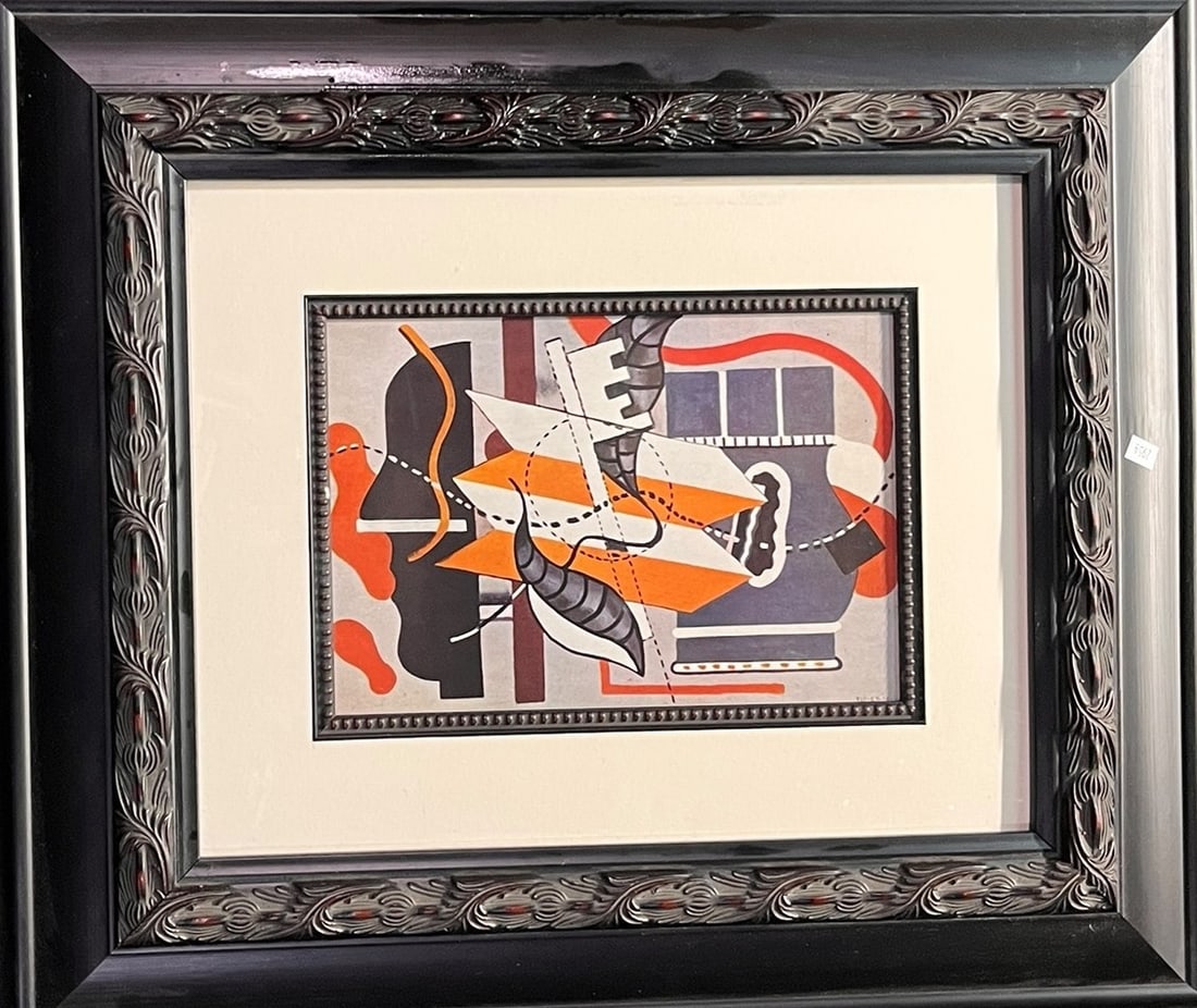 "NATURE MORTE AU POINTILLE" LITHOGRAPH BY LEGER (1 of 5)