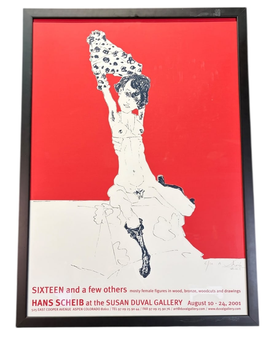 HANS SCHEIB POSTER FRAMED (1 of 3)