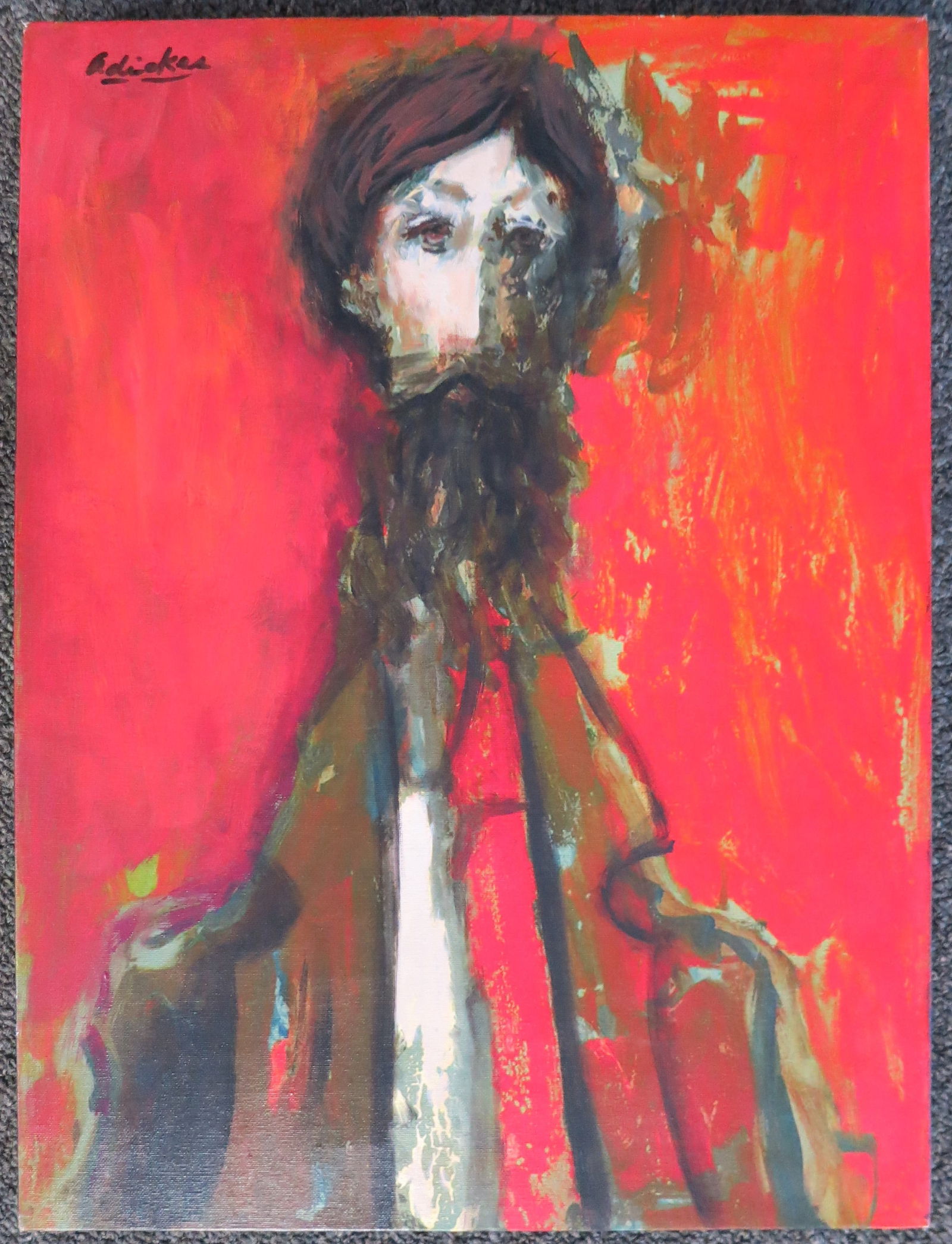 DAVID ADICKES "THE PHILOSOPHER" GICLEE ON CANVAS (1 of 8)