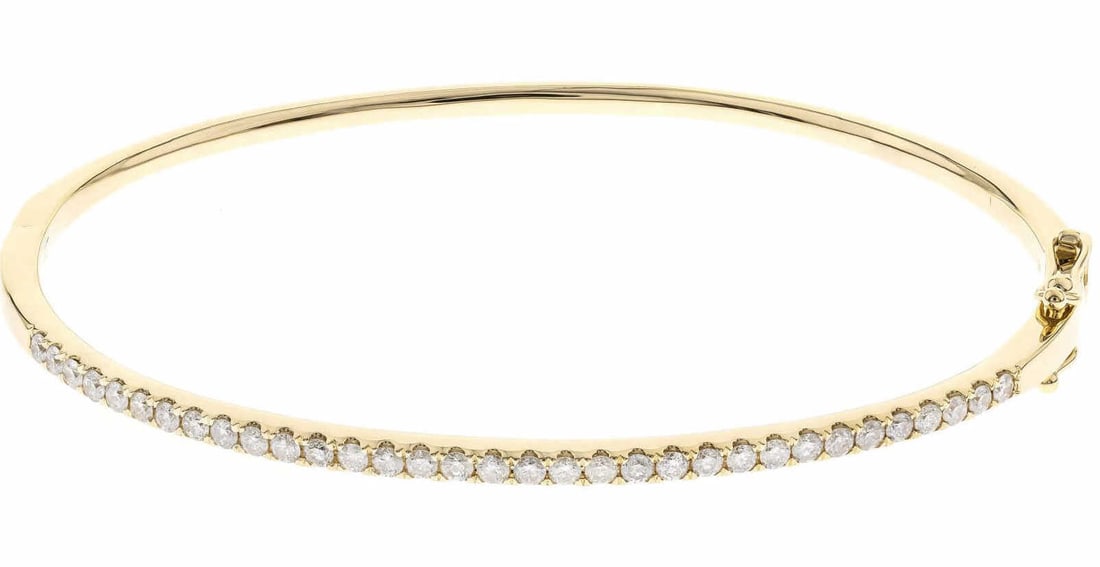 14KT ROSE GOLD DIAMOND BRACELET (1 of 3)