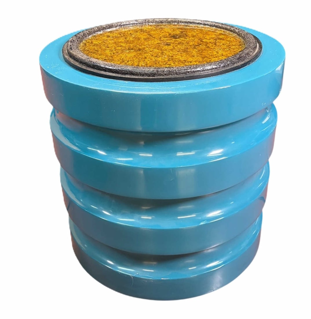 WAYLAND GREGORY GLASS TOP COCKTAIL TABLE (1 of 7)