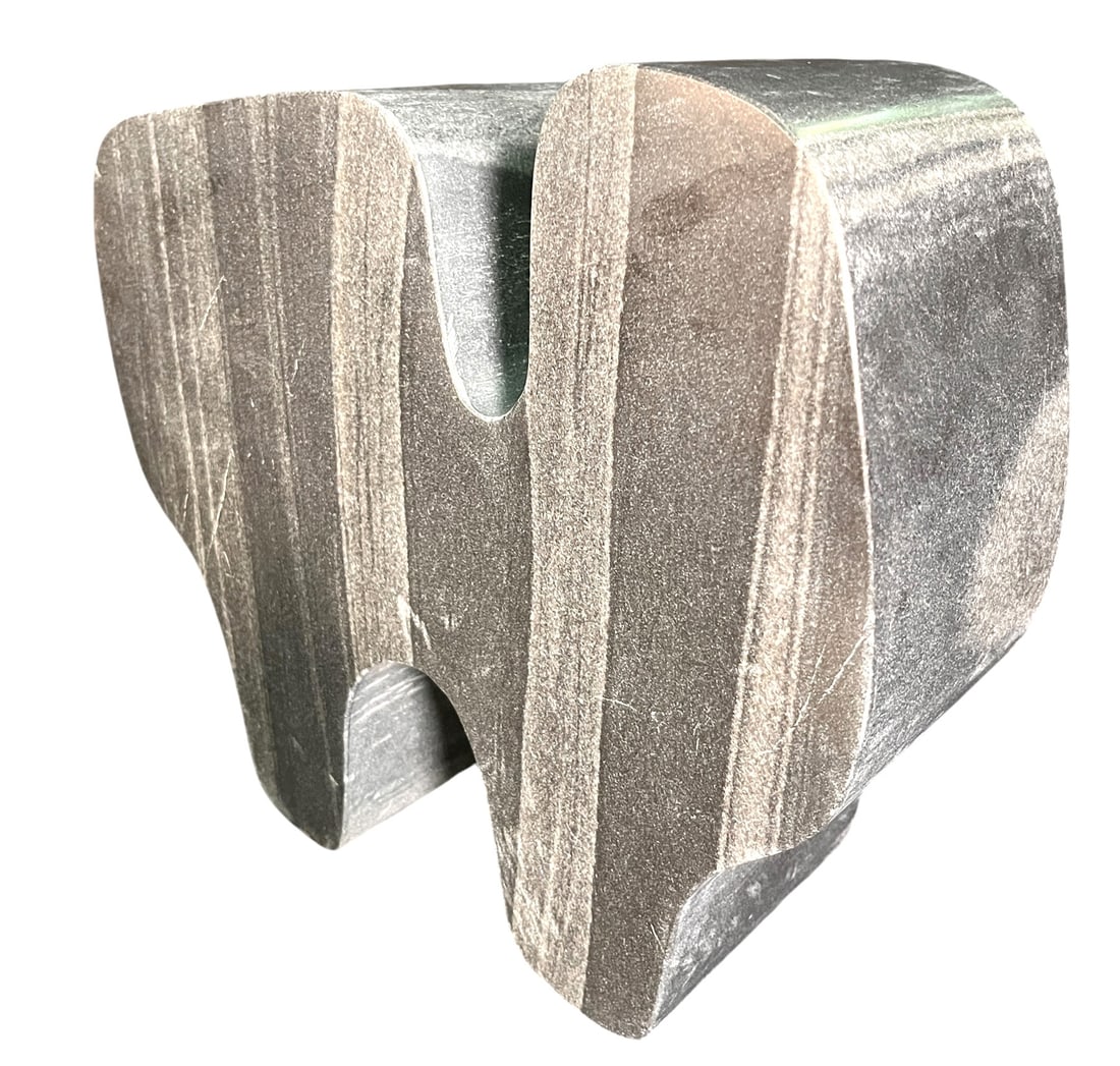 BLACK ABSTRACT MARBLE SCULPTURE - 2