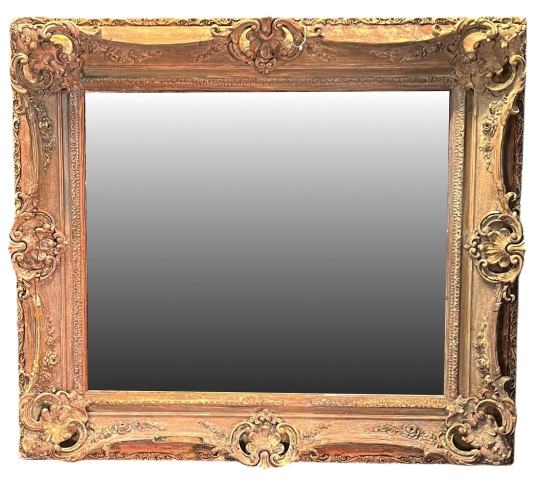 ANTIQUE FRENCH LOUIS XV STYLE MIRROR (1 of 5)