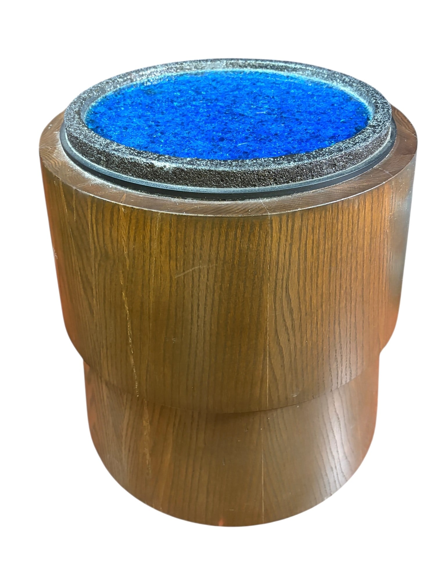 WAYLAND GREGORY GLASS TOP COCKTAIL TABLE (1 of 5)