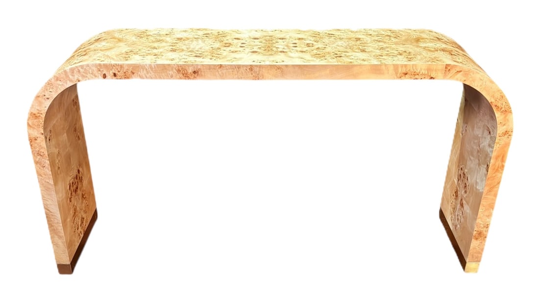 BURLED WOOD WATERFALL TABLE (1 of 5)