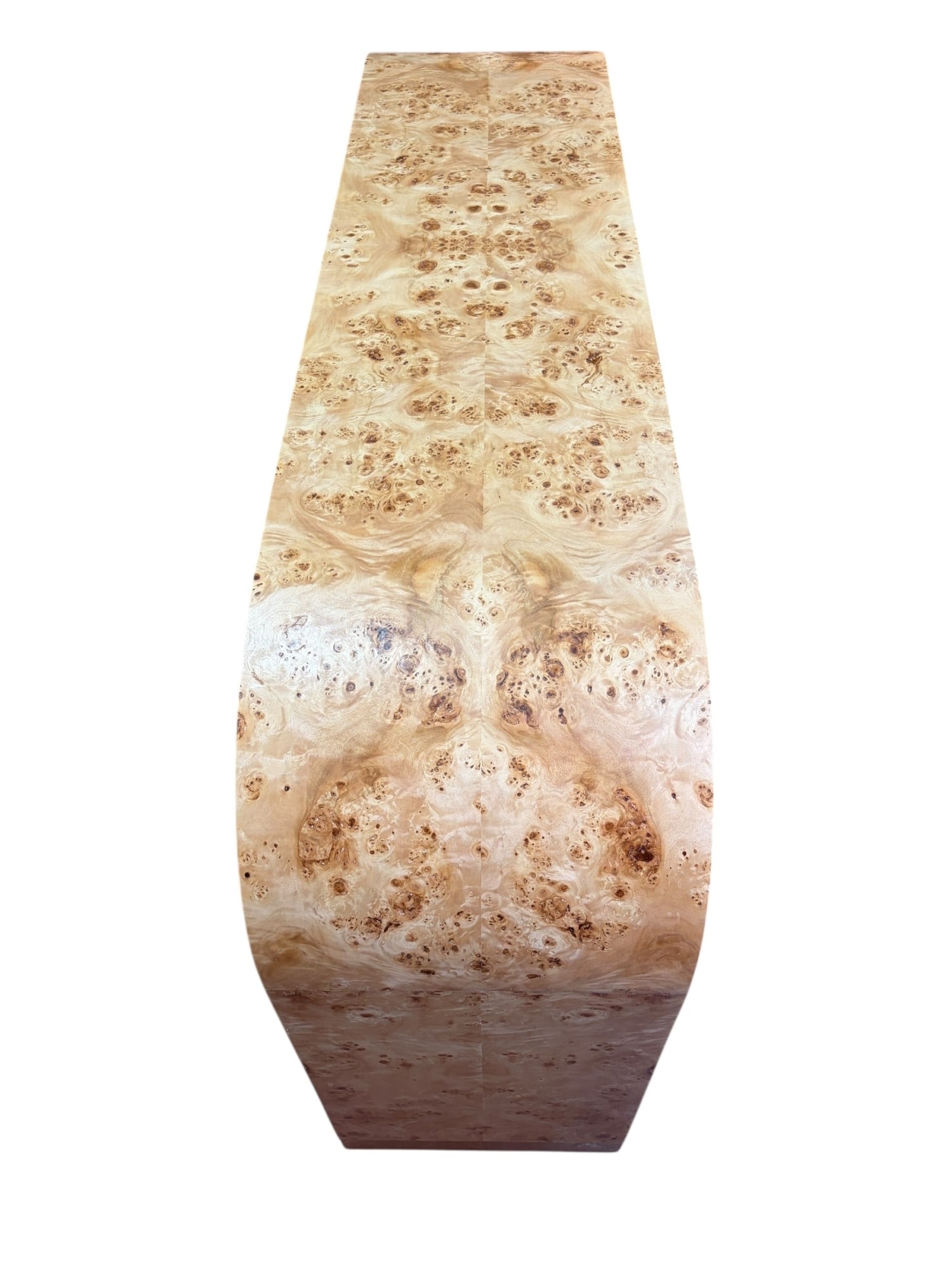 BURLED WOOD WATERFALL TABLE - 3