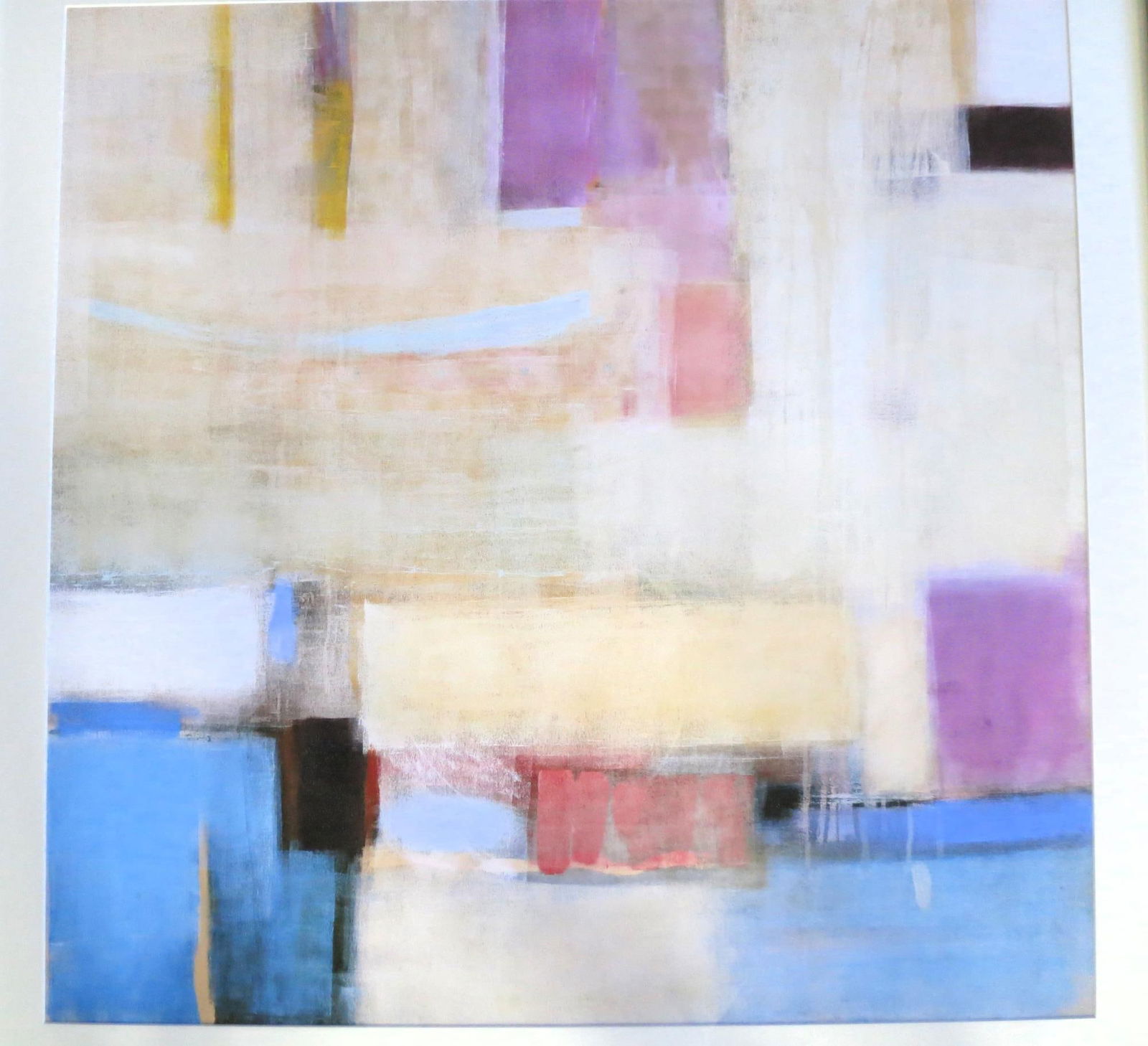 FRAMED & MATTED ABSTRACT PRINT - 2