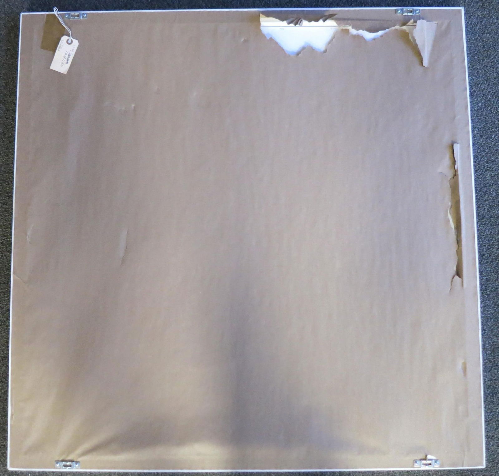 FRAMED & MATTED ABSTRACT PRINT - 8