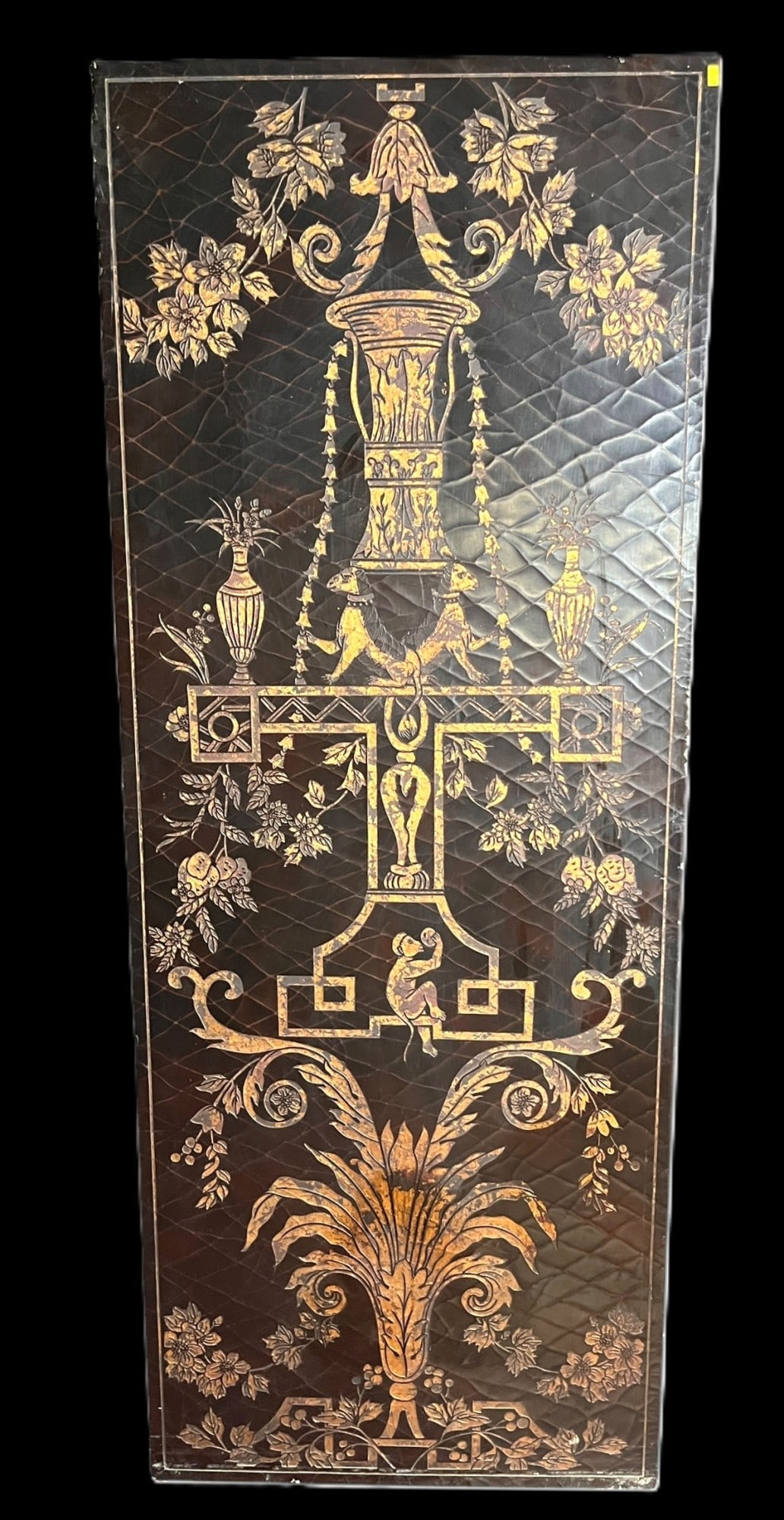 MAITLAND-SMITH ORIENTAL WOODEN WALL PANEL: MAITLAND-SMITH ORIENTAL WOODEN WALL PANEL. Height: 72 in. by Width: 28 in.